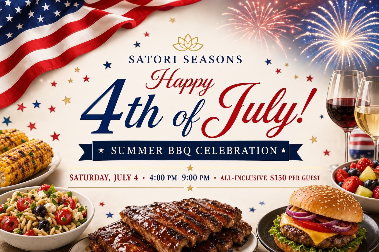 4th of July Summer BBQ Celebration