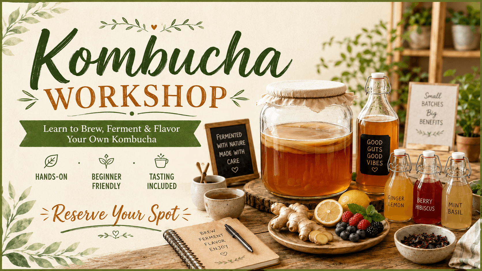 Kombucha Workshop Series